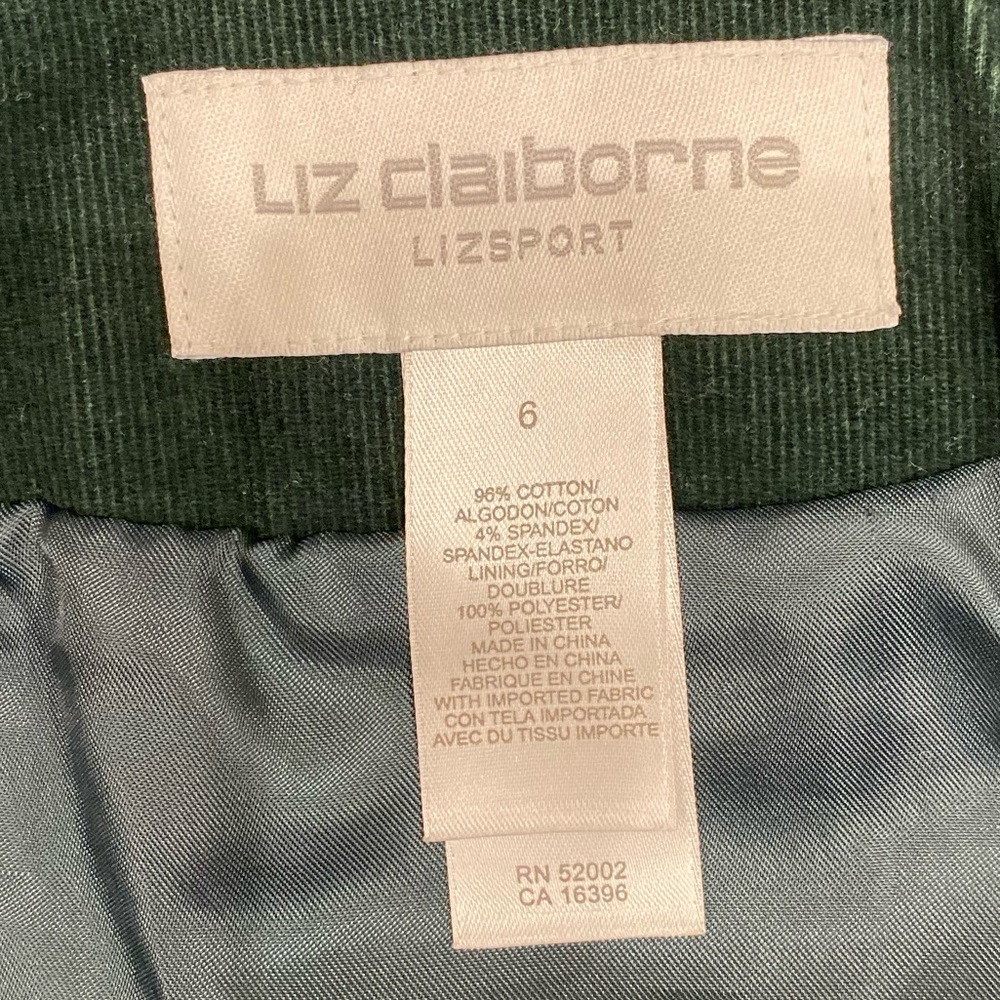 Forest Green Thin Wale Corduroy Blazer. - Picture 6 of 8